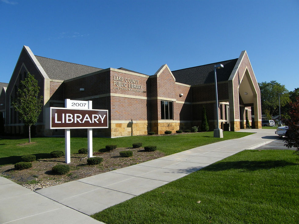 Lake Station New Chicago Branch Exterior