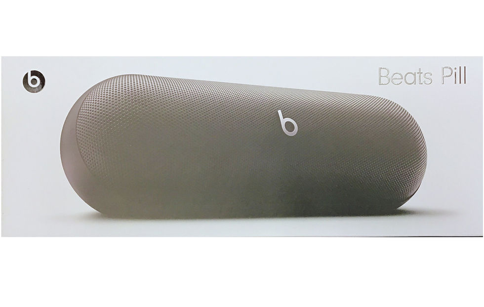 A pill shaped bluetooth speaker