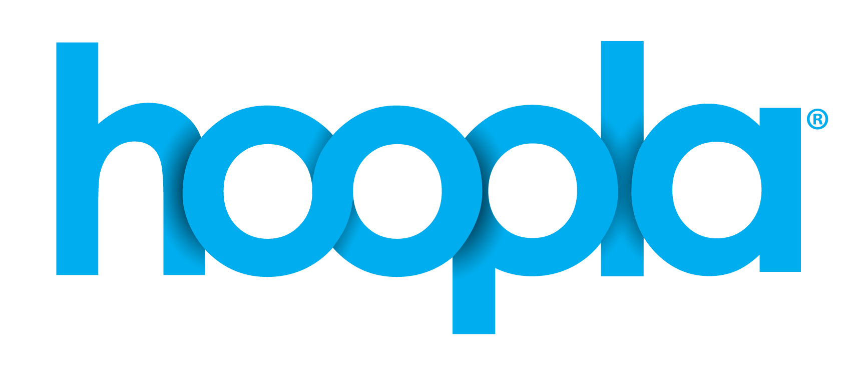 Hoopla logo. Click for audiobooks!