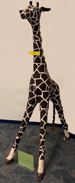 The Giraffe sculpture from the children's department