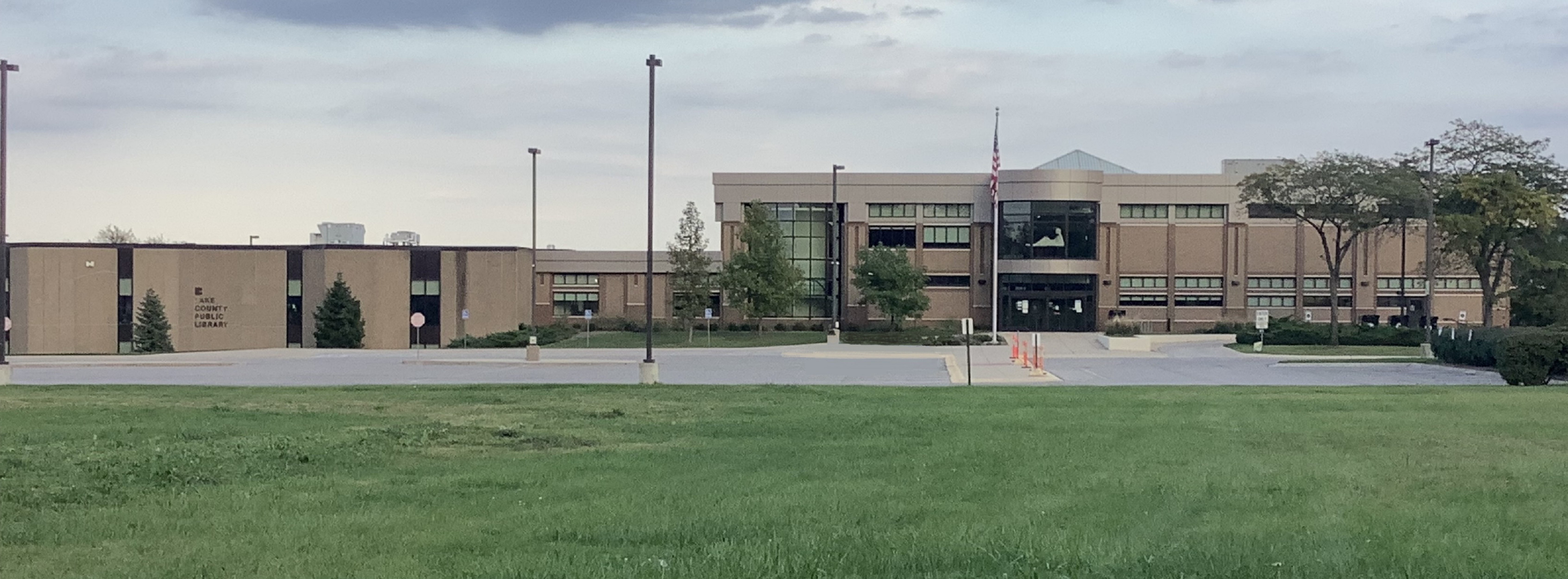The exterior of Merrillville Branch taken from a distance