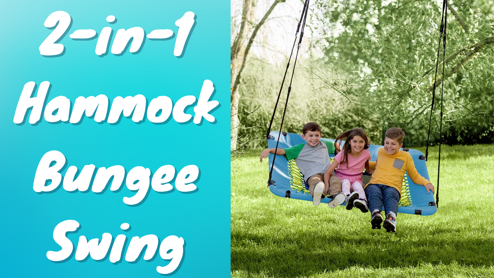 2-in-1 Hammock Bungee Swing